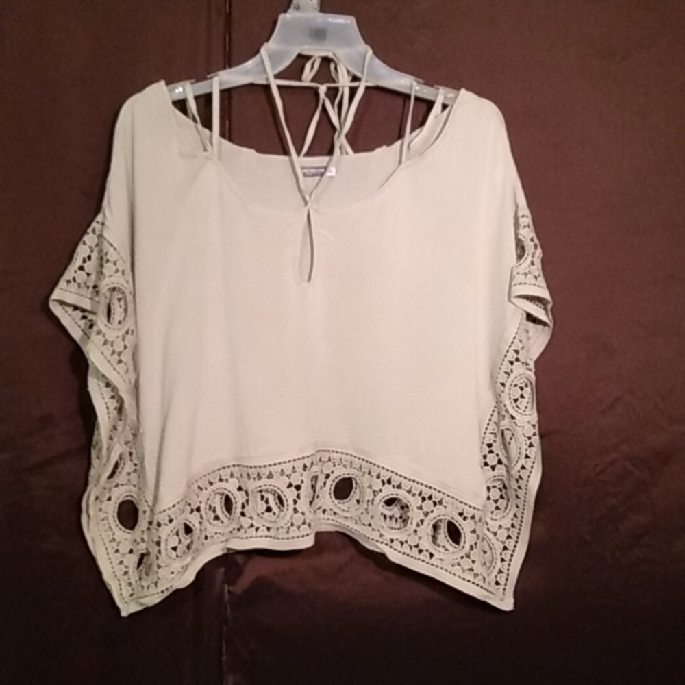 EARTHBOUND light green pashmina shawl